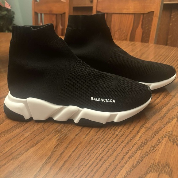 Balenciaga Speed LT logo-print stretch-knit high-top - Picture 5 of 5